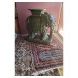 AWP116 - Vintage Ceramic Elephant Garden Plant Stand