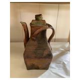 Awp159 Raku Art Pottery Ceramic Pitcher