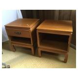 AWP179 - Two Wooden Night Stands - See Description