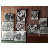 AWP209 - Around the World in Black & White Framed Photographs