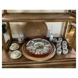 Awp289 Occupied Japan Porcelain Dishes, Lazy Susans & More!