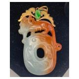 AWP306-Gorgeous Jade and 14k Gold Pendant