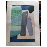 AWP359 - Japanese Woodblock Print "Windows" Chizuko Yoshida (1924-2017)
