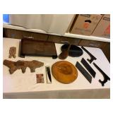Awp368 Various Wooden & Lacquered Display Stands, Wood Vase & More!