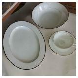 AWP374 - Sonnet Fine China of Japan 37 Piece Dinner Set in Box Never Used