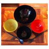 AWP380 - Vintage Krenit Denmark Steel Bowls Service Set