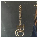 AWP386 - Vintage Corning Ware Trio Blue Corn Flower Brand New in Box - See Description