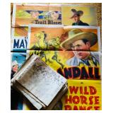 AWP390 - Circa 1920s-1940s 30+ Vintage Western Movie Posters & Lobby Cards #3