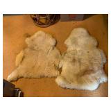 Awp406 Two Sheepskin Rugs
