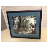 Mms032 Framed Print Of Girl In Forest