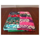 Mms054 Large Hawaiian Patchwork Quilt Blanket 