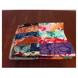 Mms056 Vintage Hawaiian Patchwork Quilt Blanket 
