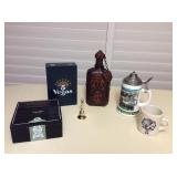 Mms066 Leather Cognac Bottle, Cigar Boxes, Beer Stein & More!