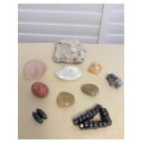 Mms108 Petrified Wood, Geode, Rose Quartz? & More!