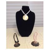 Mms118 Three Shell Necklaces New