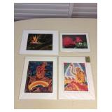 Mms148 Four New Hawaiian Art Prints