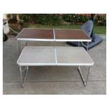 Mms163 Two Aluminum Folding Tables