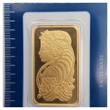 MSS001 - 1 TROY OZ PAMP SUISSE GOLD BAR