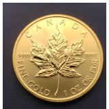 MSS005-CANADIAN 50 DOLLAR GOLD COIN 