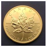 MSS008 - CANADIAN 50 DOLLAR GOLD COIN 
