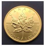 MSS011 - CANADIAN 50 DOLLAR GOLD COIN 