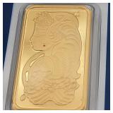 MSS014 - 1 TROY OZ PAMP SUISSE GOLD BAR 