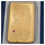 MSS017 - 1 TROY OZ PAMP SUISSE GOLD BAR 7