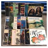 MTS101 - 20 VINTAGE HAWAIIAN MUSIC VINYL LPS *SIGNED*