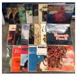 MTS112 - 20 VINTAGE HAWAIIAN MUSIC VINYL LPS