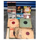 MTS122 - 50+ VINTAGE HAWAIIAN 7”/10” VINYL AND OTHER GENRES MYSTERY LOT