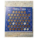 MSS302 - STATES OF THE UNION BRONZE COLLECTORS COINS 