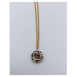MSS325 - 12K Gold Butterfly Necklace