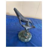 KKE065-SPI Bronze Sculpture Humpback Mom & Calf