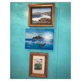 KKE090-Trio Of Small Paintings