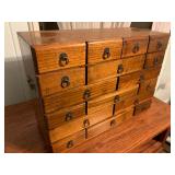 KKE109-Vintage Apothocary Wood Cabinet