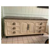 KKE117 Ornate Granite Top Buffet