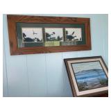 KKE125-Pair Of Framed Pieces