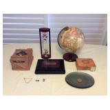 MCS077 Cigar Boxes, Galileo Thermometer , Globe & More!