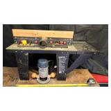 MFS045 - BOSCH 1617 ROUTER AND ROUTER TABLE