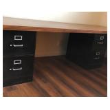MFS083 - PAIR OF METAL FILING CABINETS