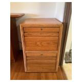 MMM003 Wooden Two Drawer File Cabinet