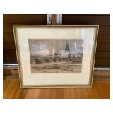 MMM032 Framed Scenic Picture