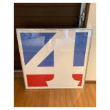 MMM033 RARE "The American Four" by Robert Indiana, Signed & Numbered 65/200