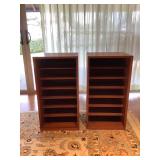 MMM053 Two Wooden Shelving Units