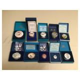 MMM101 Bilston & Battersea And Halcyon Days Bird Enamel Boxes 
