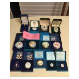 MMM104 Bilston & Battersea And Halcyon Days Enamel Boxes 