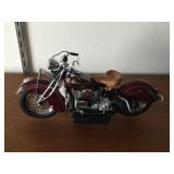 MMM132 Franklin Mint Die Cast 1942 Indian Motorcycle Model New in Box