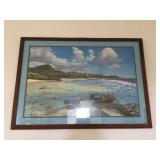 WRS002 Koa? Framed Scenic Picture