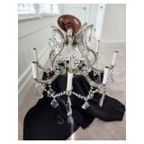 WRS023 - ANTIQUE CRYSTAL CHANDELIER 