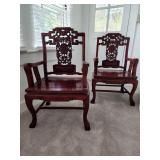 WRS031 - VINTAGE ROSEWOOD CHAIRS 